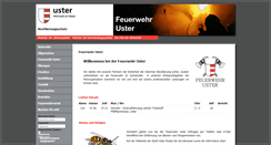 Desktop Screenshot of feuerwehr-uster.ch